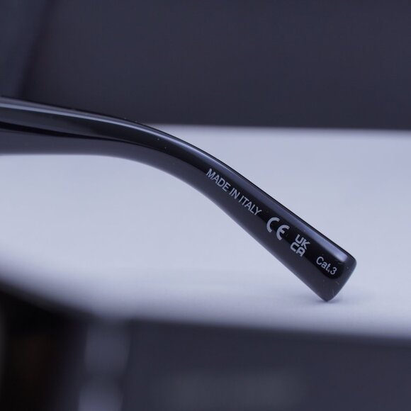 Saint Laurent SL553 001 Rectangle Sunglasses - Black - Picture 9 of 11